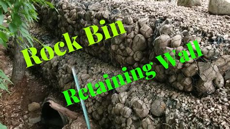 Rock Bin Retaining Wall Build Youtube