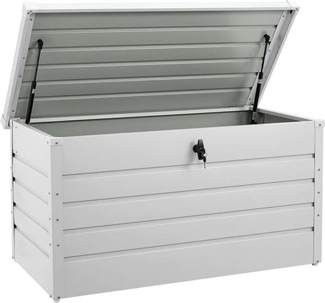 Juskys Metall Aufbewahrungsbox Limani 380 Liter Outdoor Box