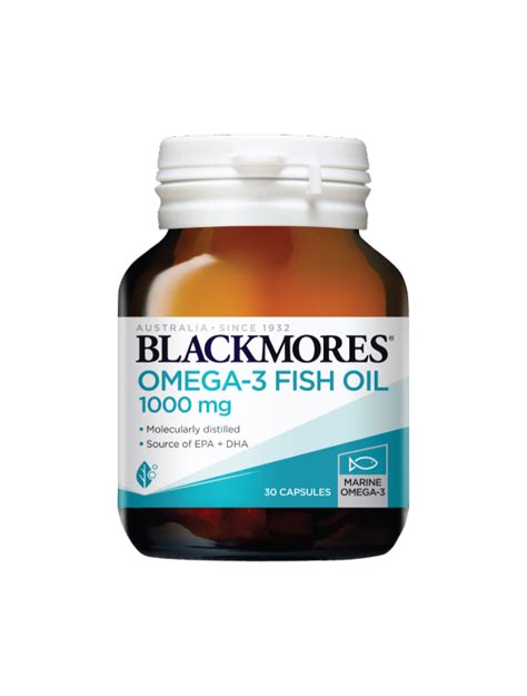 BLACKMORES Omega 3 Fish Oil 1000mg Capsule 120 S EXP 20 3 2025 Lazada