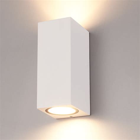 Dimmable Led Wall Light Selma Black Ip Incl X W K Gu Spots