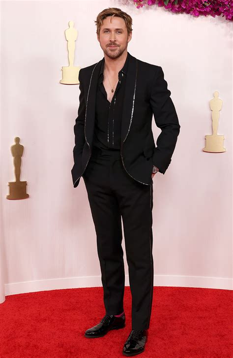 Ryan Gosling Wears Gucci Custom Suit to 2024 Oscars