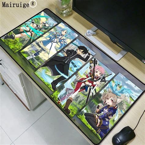 Aliexpress Buy Mairuige Sword Art Online Anime Large Locking Edge