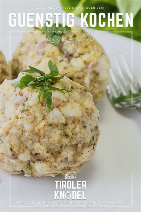 Tiroler Knödel Das Rezept von GÜNSTIG KOCHEN