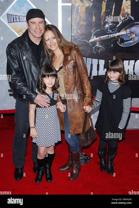 Wife Kelly Preston And Daughter Ella Left And G Hi Res Stock