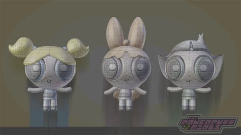 Powerpuff Girls 3d 3d Model Cgtrader