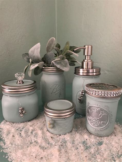 Mason Jar Bathroom Decor Gift Set Glen Cove NY Patch