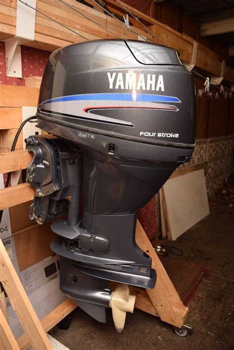 Yamaha Hp Four Stroke Outboard Engine Long Shaft Remote Power