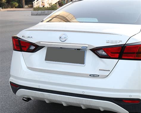 Chrome Rear Tailgate Door Trunk Lid Protection Trim For Nissan Altima