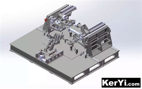 转塔工装3D模型图纸 IGS格式 KerYi