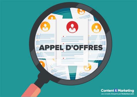 Comment R Diger Un Appel Doffres Webactus