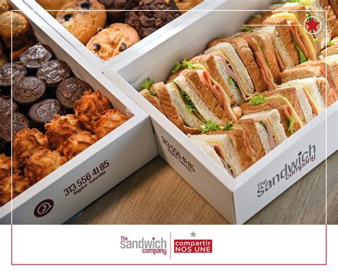 Meeting Box De Mini Sandwich Refrigerios