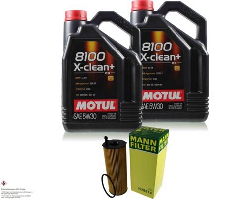 Motul L W Aceite De Motor Mann Filter Vw Touareg La L L