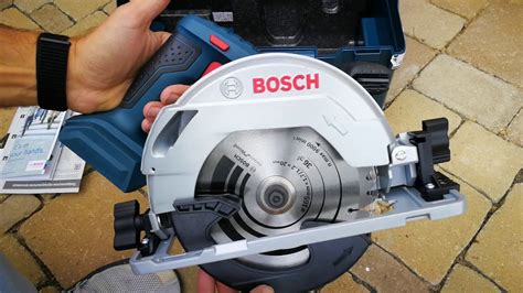 Unpacking Unboxing Cordless Circular Saw Bosch Gks 18v 57 G 06016a2101 Youtube