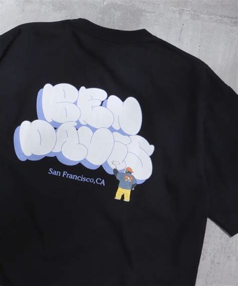 BEN DAVISベンデイビスのBEN DAVIS ベンデイビス BUBBLE LOGO TEE バブル グラフィックロゴ T