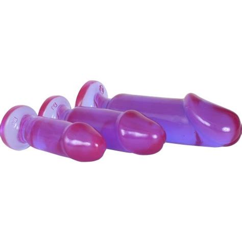 Crystal Jellies Anal Starter Kit Purple Sex Toys At Adult Empire