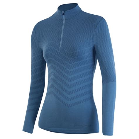 L Ffler Maglia A Maniche Lunghe Donna Transtex Hybrid Enzian