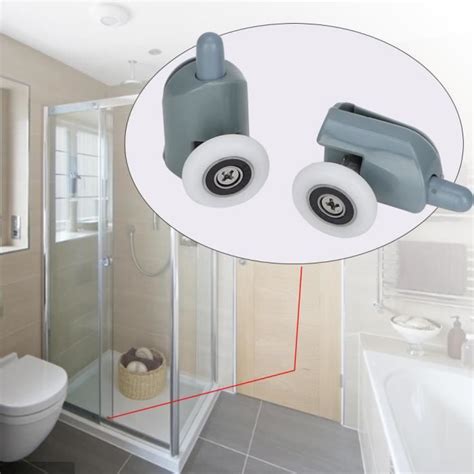 Ebtools Glissi Res De Porte En Verre Rouleau Porte Douche Roulettes