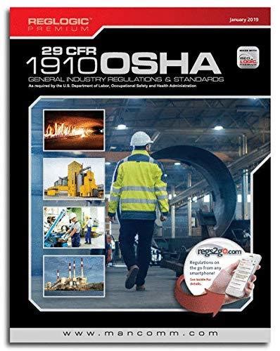 Jan 2019 Osha General Industry 29 Cfr 1910 Regulations And Standards 1