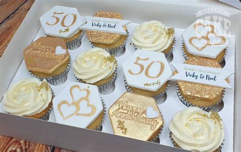 Golden Wedding Anniversary Cakes - Quality Cake Company