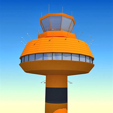 3d Model Airport Control Tower