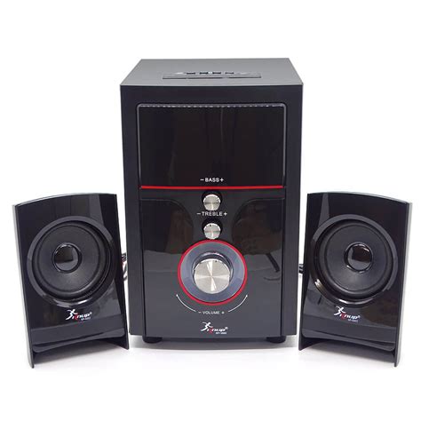 Caixa De Som Subwoofer 2 1 14 Watts Rms Bluetooth Usb SD Aux Knup