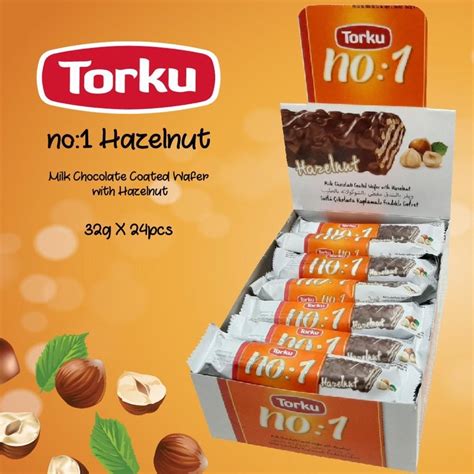 TORKU No 1 HAZELNUT CHOCOLATE WAFER WITH HAZELNUT CREAM Shopee