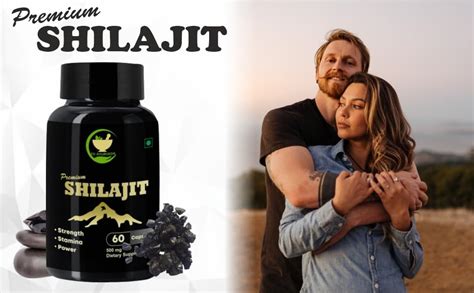 FIJ AYURVEDA Premium Shilajit Shilajeet Extract Capsule 500mg 60