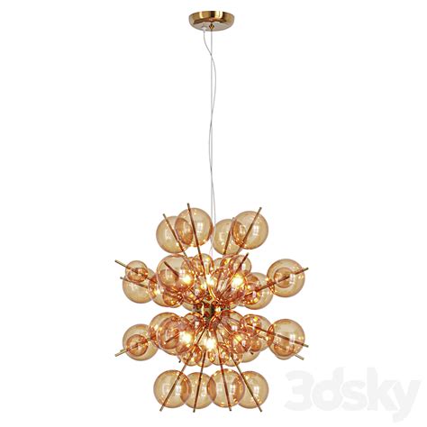 Hanging chandelier Arte Lamp MOLECULE - Pendant light - 3D model