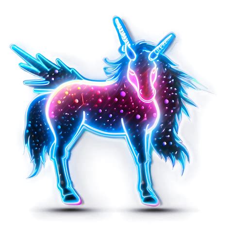 Download Neon Unicorn Png Lan43