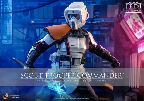 Hot Toys Scout Trooper Commander Figure Star Wars Sixth Scale Limited Collectible Comic Concepts