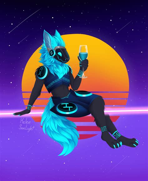 Protogen Art By Sunlight Helen R Furry