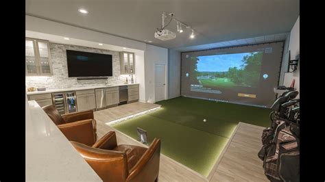 Top Home Golf Simulator Room Design Ideas Golfzon Off