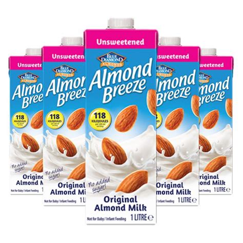 Almond Breeze Almond Milk Unsweetened 5 X 1l Shop Today Get It Tomorrow