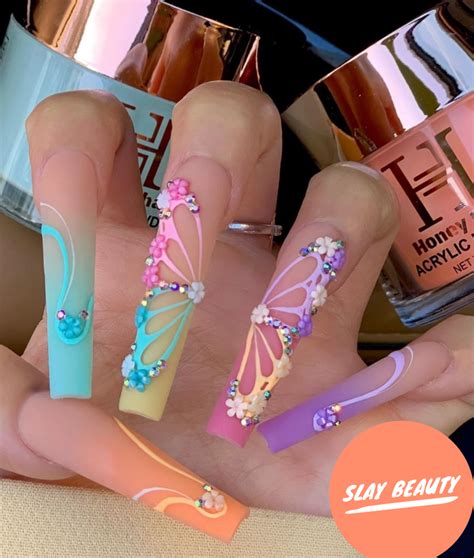 Wanderlust Butterfly Aesthetic Jet Set Babe Press On Nails Slaylebrity