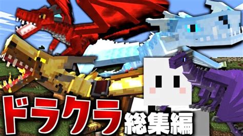 【マインクラフト】ドラゴンだらけの世界で全てのドラゴンを飼いならす 総集編・一気見【マイクラ】 Minecraft Summary