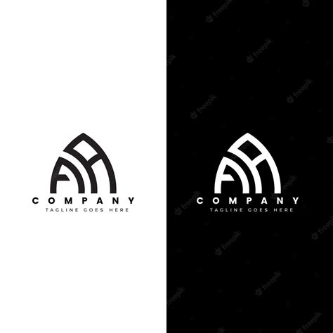 Premium Vector Letter Aa Logo Design Template