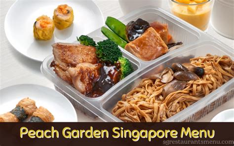 Peach Garden Menu Singapore With Prices