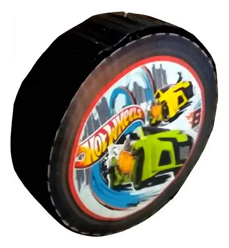 Piñata Tambor Llanta Carro Hot Wheels 70 Cm Envío gratis
