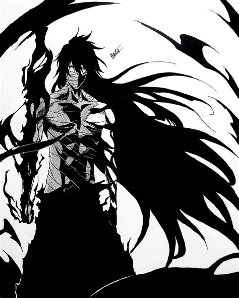 Ichigo Kurosaki Final Getsuga Tenshou Face