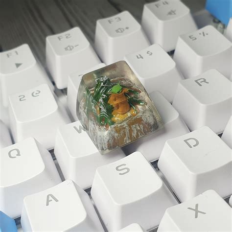 Baby Yoda Keycap Star War Resin Keycap SA Profile Grogu Keycaps The