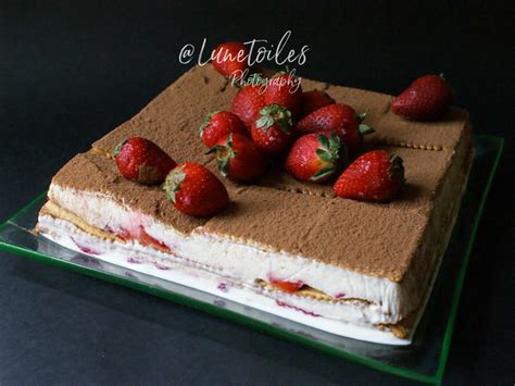 Gateau Sans Cuisson Aux Fraises Facile Les Recette De A Z