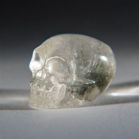 Astro Gallery Of Gems Genuine Polished Clear Quartz Skull Carving