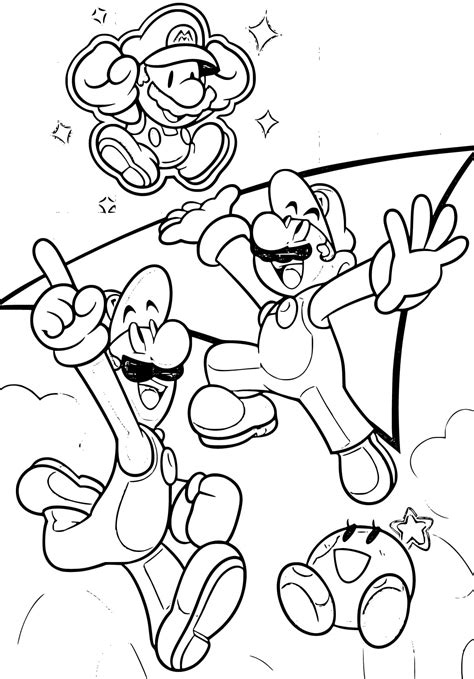 Desenhos Para Colorir Do Super Mario