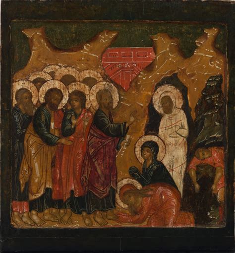 No 7 The Resurrection of Lazarus, 17 Century | Russian Icons Amsterdam