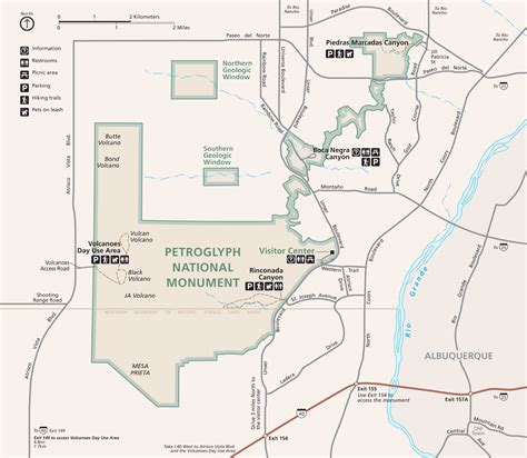 Map of Petroglyph National Monument 2012 version