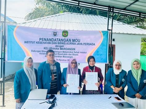 Ikb Kjp Dan Kelurahan Maroangin Teken Mou Peningkatan Kesehatan