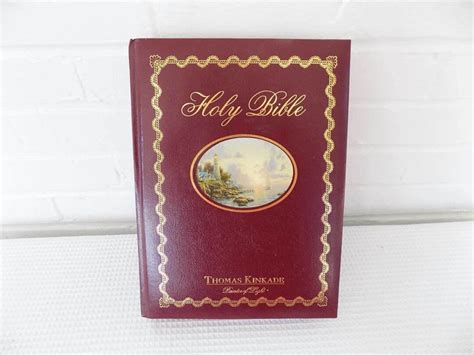 Thomas Kinkade Bible Painter Of Light New King James Etsy