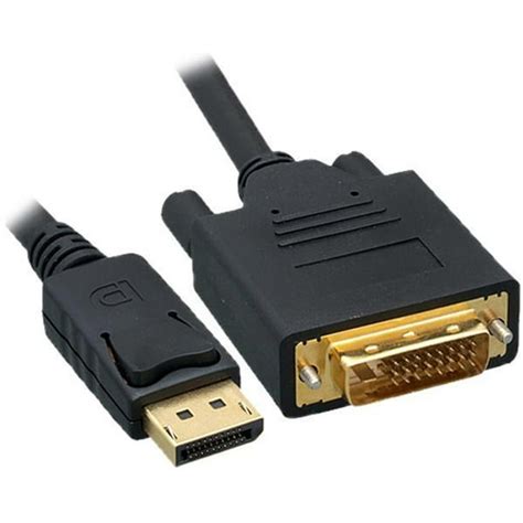 Unirise 3ft DisplayPort Male - DVI-D Dual Link 24+1 Male - Walmart.com ...