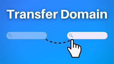 How To Transfer A Domain Name YouTube