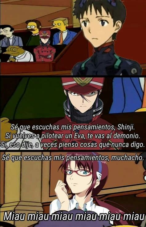 Pin De Silver Noire En Memes Personajes De Evangelion Memes De Anime